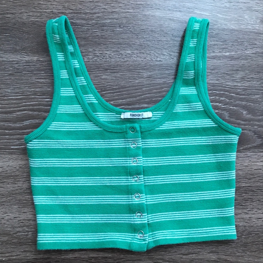 Cute copped tank top